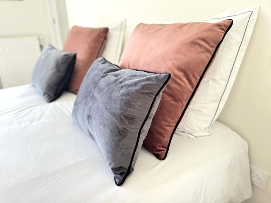 La Maison Bleue - Plain-Pied Proche Plages Et Caen Rosel Eksteriør billede