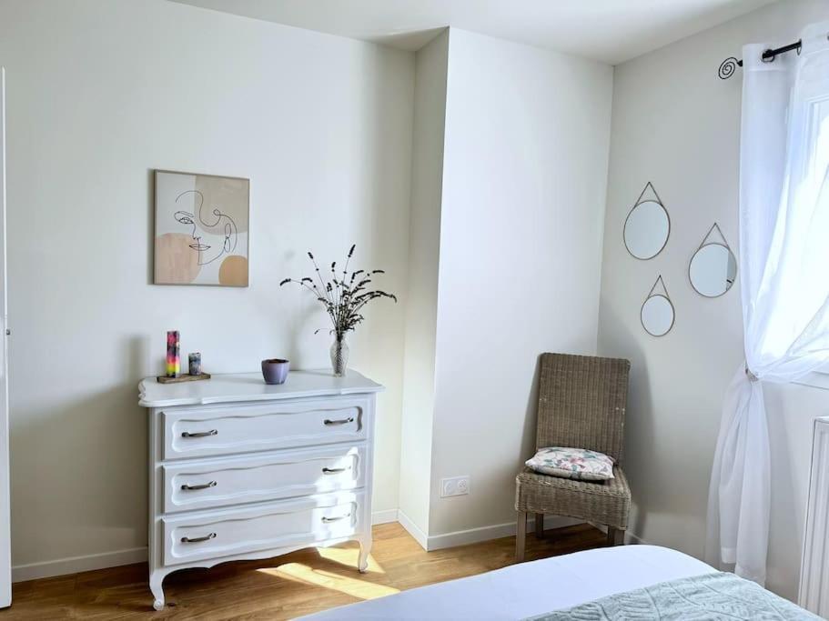 La Maison Bleue - Plain-Pied Proche Plages Et Caen Rosel Eksteriør billede