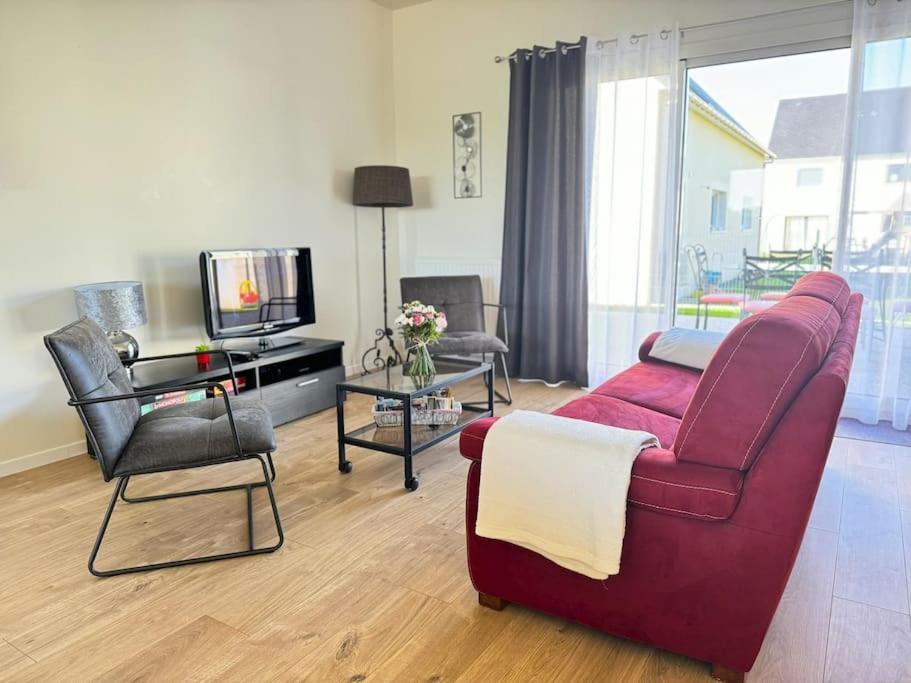 La Maison Bleue - Plain-Pied Proche Plages Et Caen Rosel Eksteriør billede