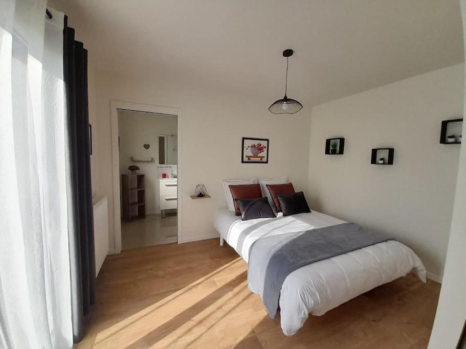 La Maison Bleue - Plain-Pied Proche Plages Et Caen Rosel Eksteriør billede